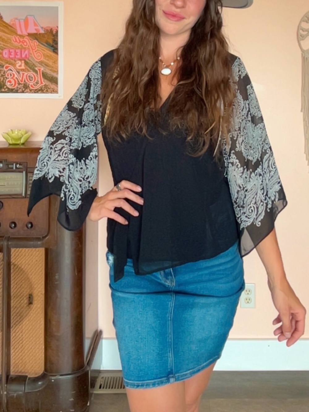Sheer Wrap Top